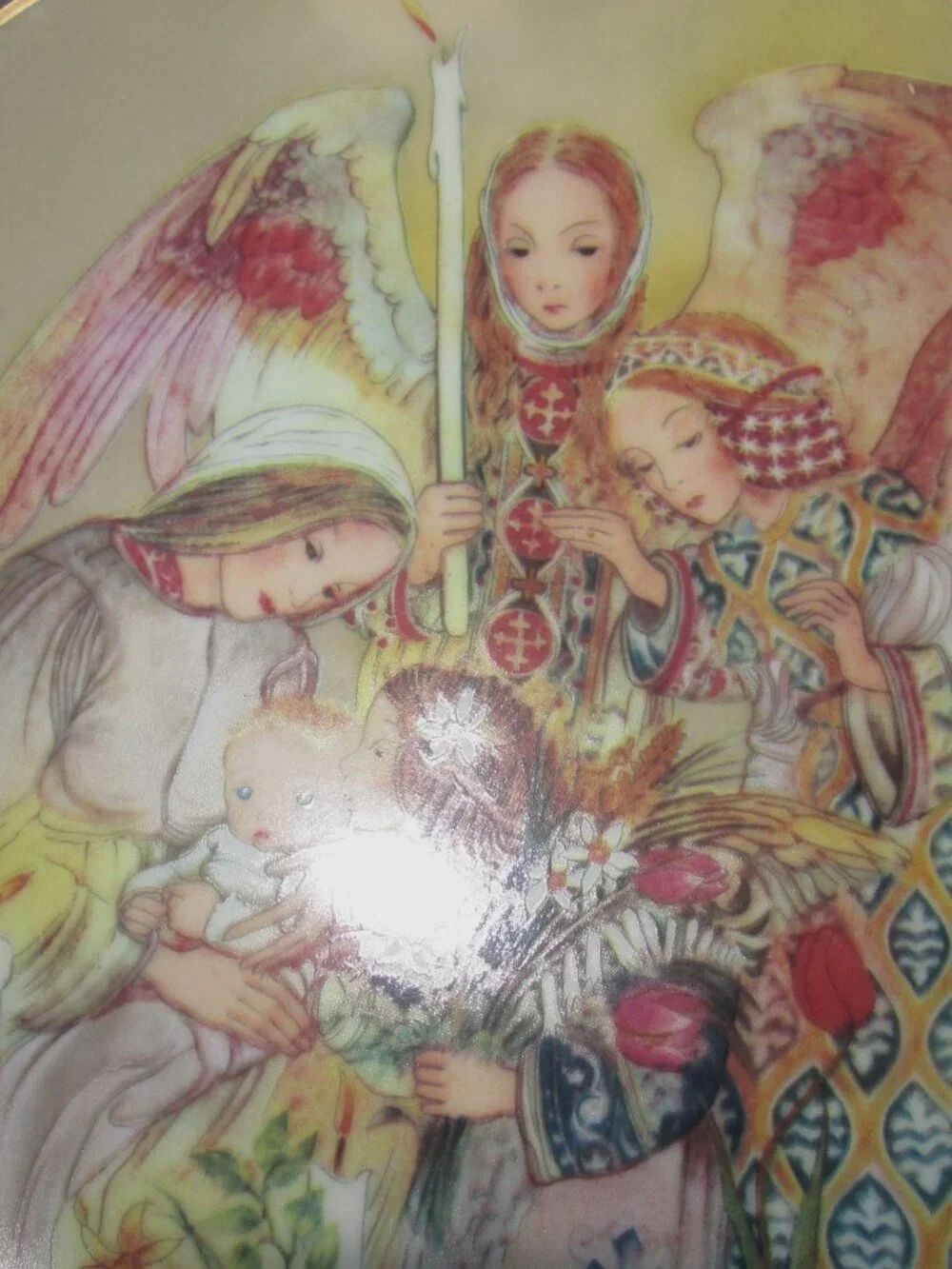Sulamith Wulfing Christmas Plate 1987 Christmas Angles